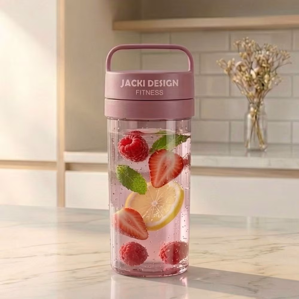 Garrafa Squeeze de 430ml para Trabalho ou Passeio -  BPA FREE | Jacki Design