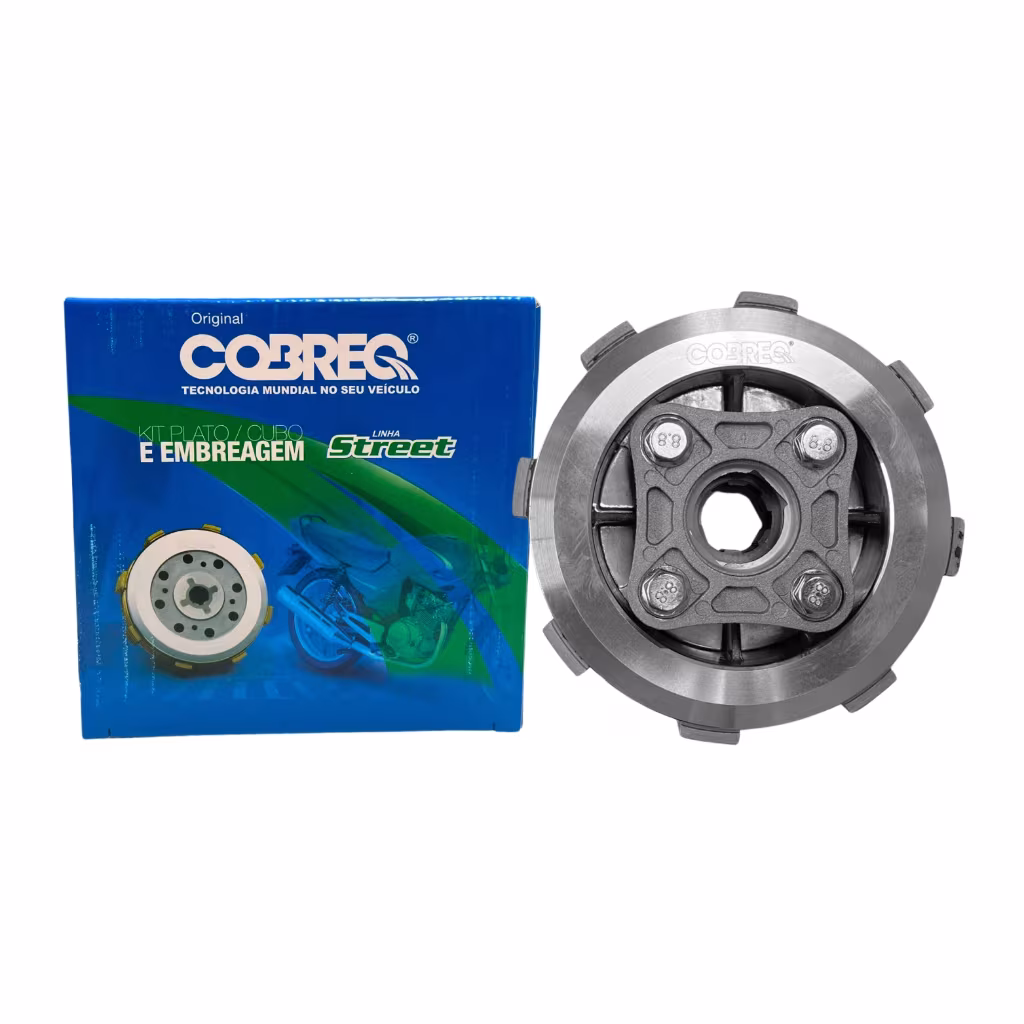 Kit Embreagem Completo CG Titan Fan 125 2000 2001 2002 2003 2004 2005 2006 2007 2008 Original Cobreq