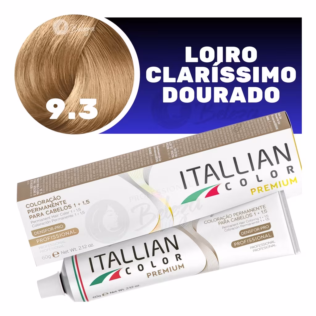 Coloração Itallian Color  9.3 (29) Louro Clarassimo Dourado