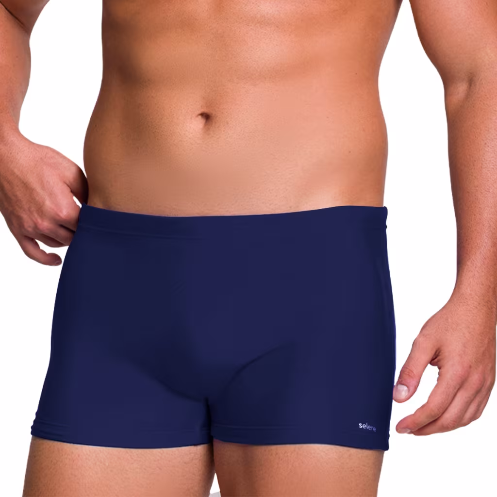 Sunga Boxer Selene Masculina Poliamida UV50+ Ajustável Confortável Praia Piscina Natação Original