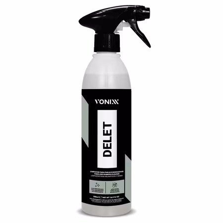 Produto Para Limpar Pneu Plástico Borracha Delet Vonixx 500ML