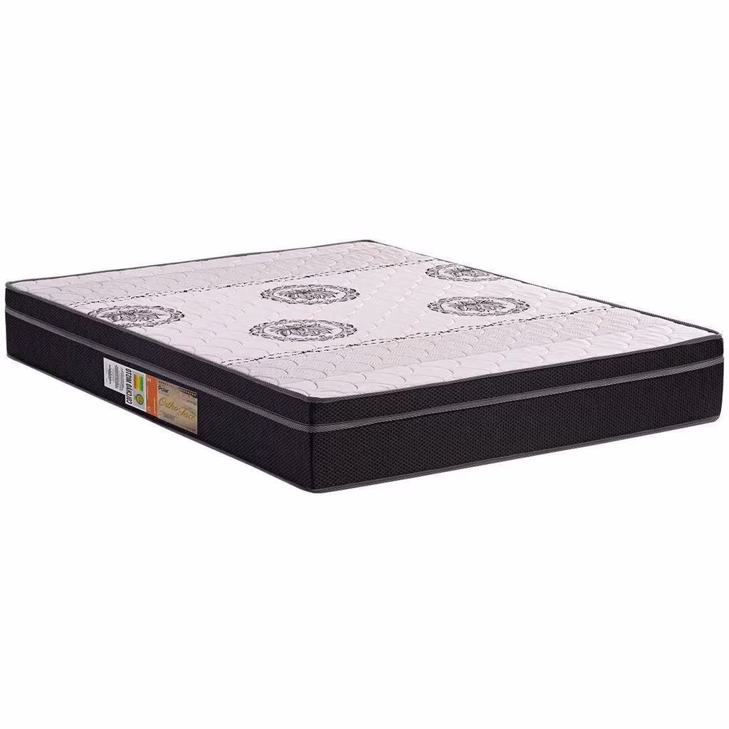 Colchão Casal D28 / Anatômico Orthoface Euro Pillow Black (138x188x25) - Polar