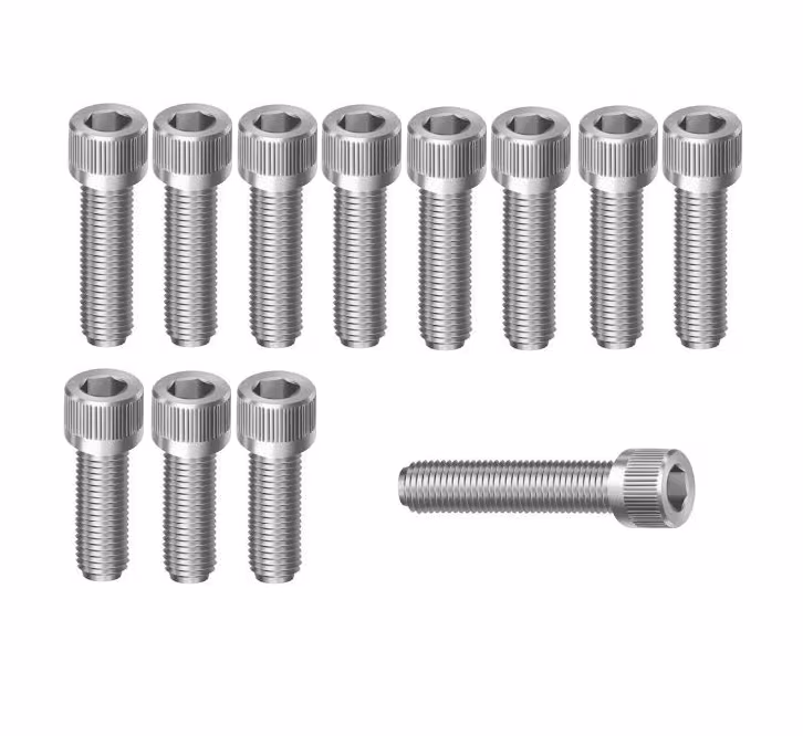 Kit parafusos inox tampa motor completo RD135 RD135Z RDZ135 DT180 DT180Z DTZ180 Trail 1981 a 1997