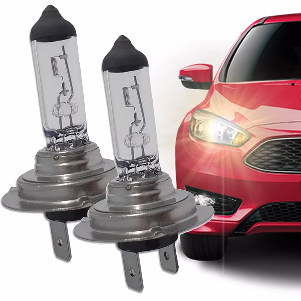 Par De Lâmpadas Automotiva Para Carro 
 Halógena H7 12v 55w Px26d para Farol Carro