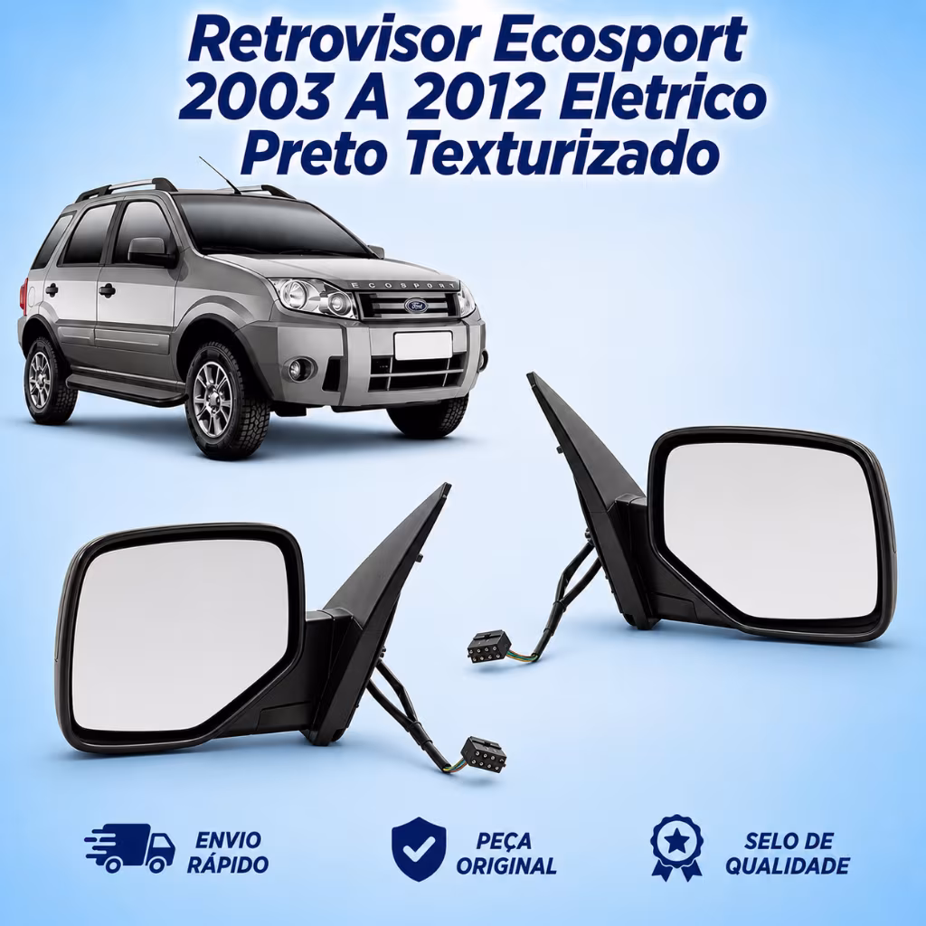 Retrovisor Ecosport 2003 2004 2005 2006 2007 2008 2009 A 2012