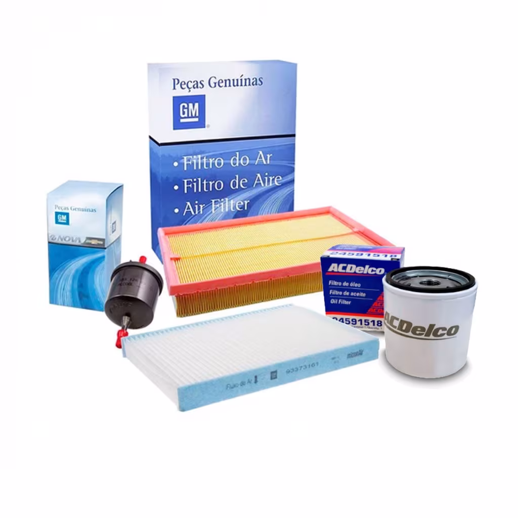 Kit Filtro Ar Oleo Combustivel Flex E Antipolen Astra Vectra
