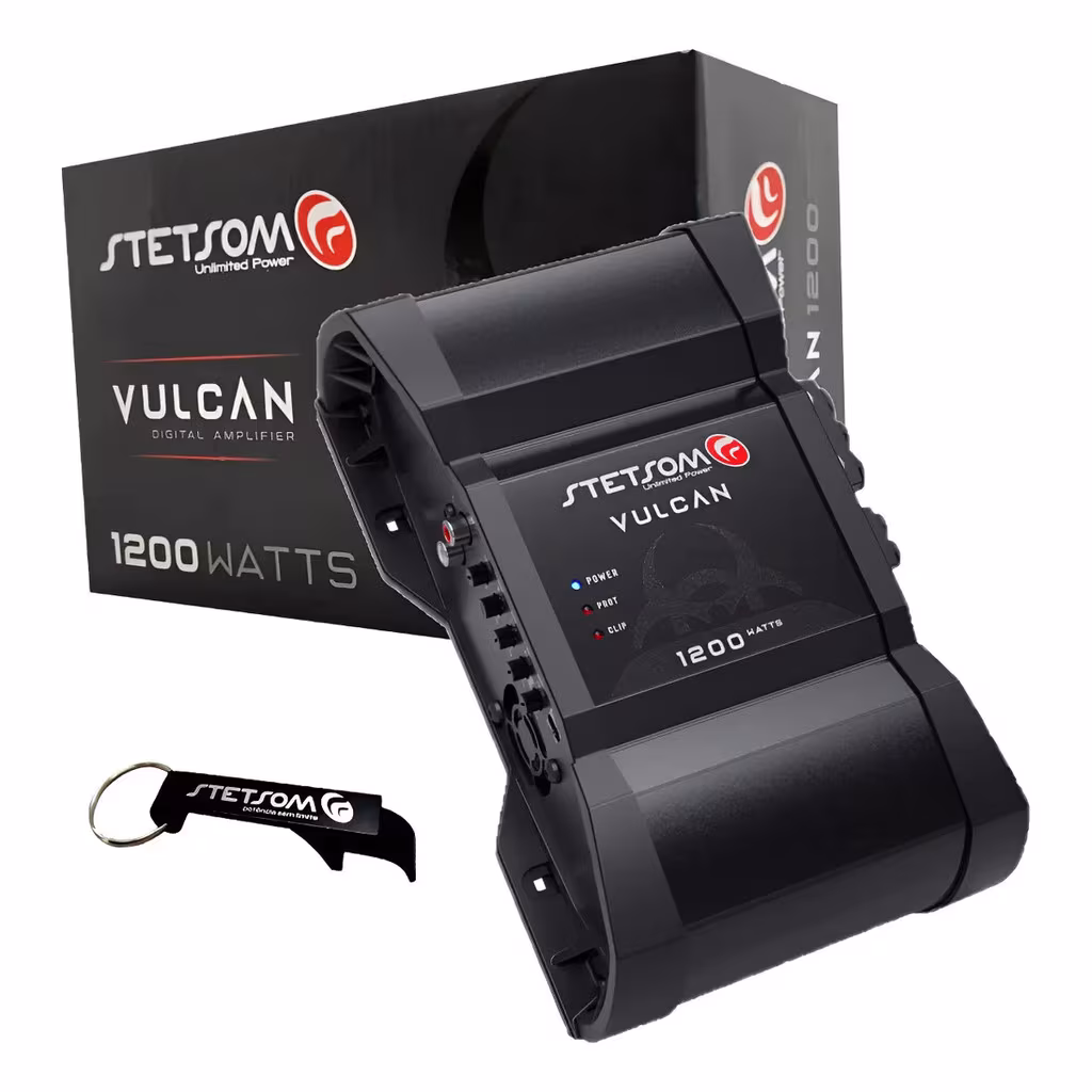Modulo Amplificador Stetsom Vulcan 1200w 4 Ohms 1 Canal Mono