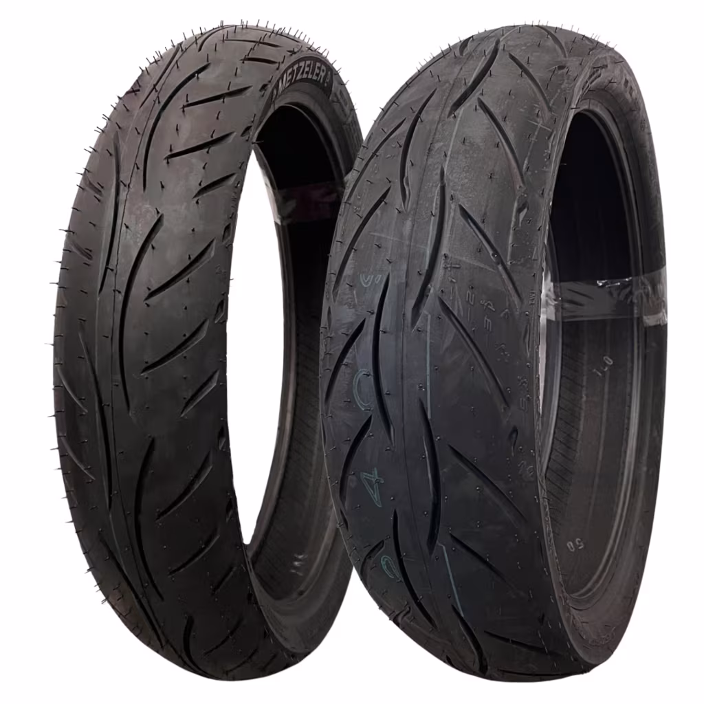 Par Pneu Moto 110/70r17 + 160/60r17 Sportec M5 Metzeler