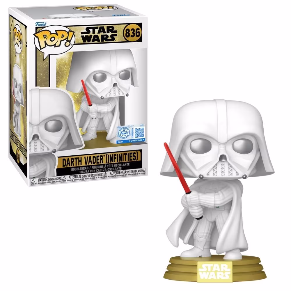 Boneco Funko Pop! Excl Star Wars Legends Darth Vader Branco