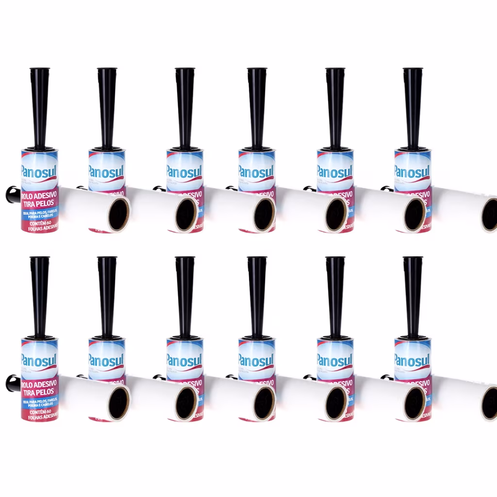 Kit com 12 Rolos Tira Pelo 60 Folhas - Panosul
