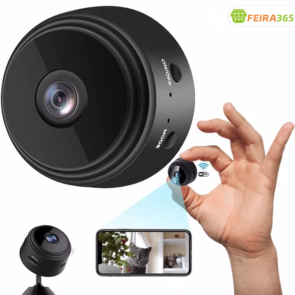 Cameras A9 HD Visão Noturna Wifi Câmera 1080P Sem Fio Vigilância e Segurança A9