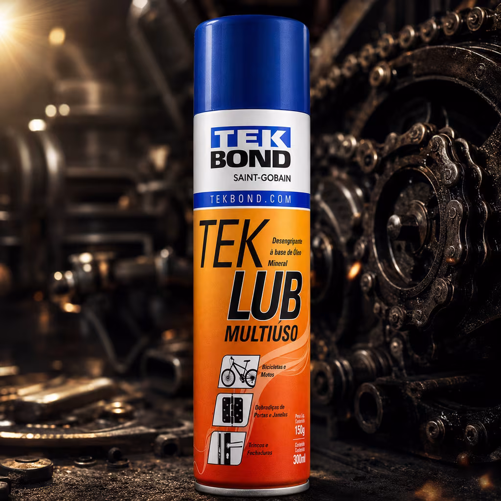 Desengripante Tek Lub Óleo Antiferrugem Spray Lubrificante Multiuso 300ml - Tek Bond