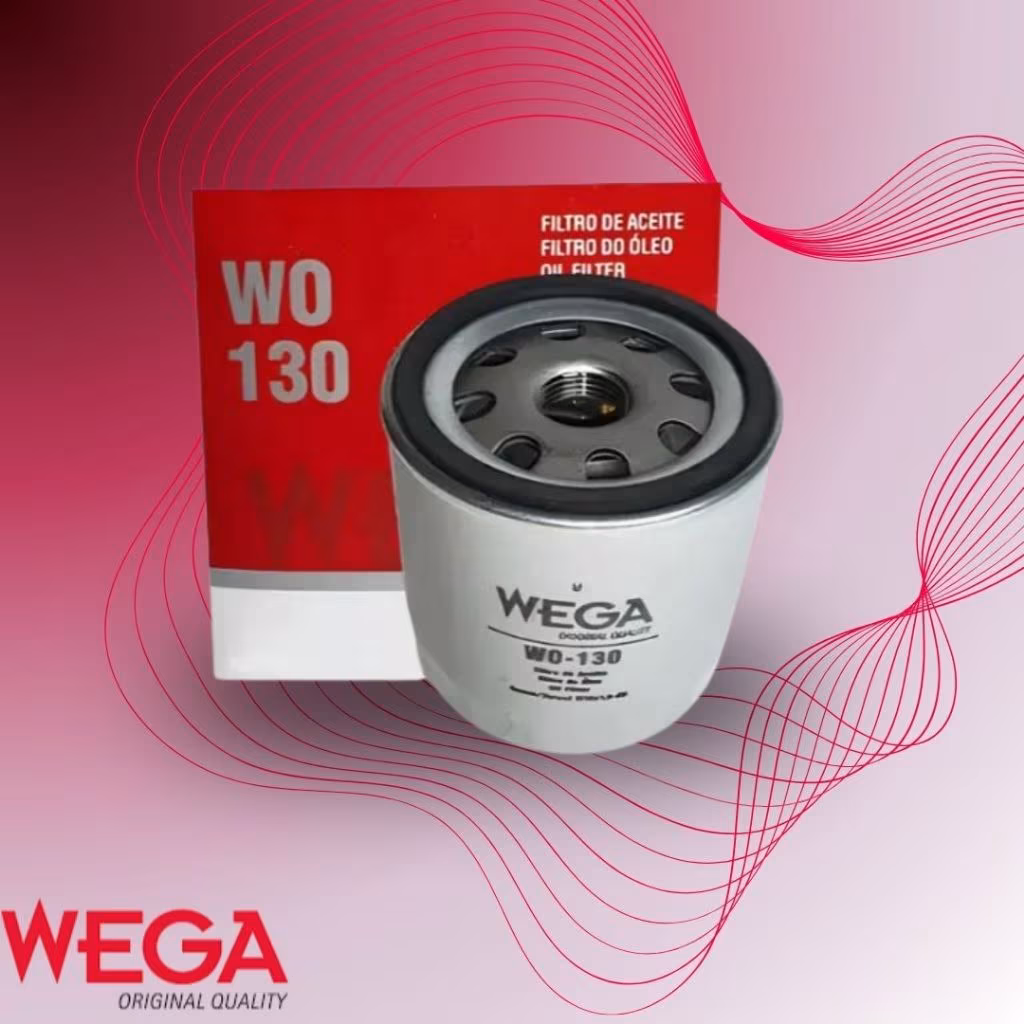 FILTRO DE ÓLEO LUBRIFICANTE WO130 WEGA -  AGILE/ASTRA/AVEO/BLAZER/CALIBRA/CELTA/CHEVETTE/CLASSIC/