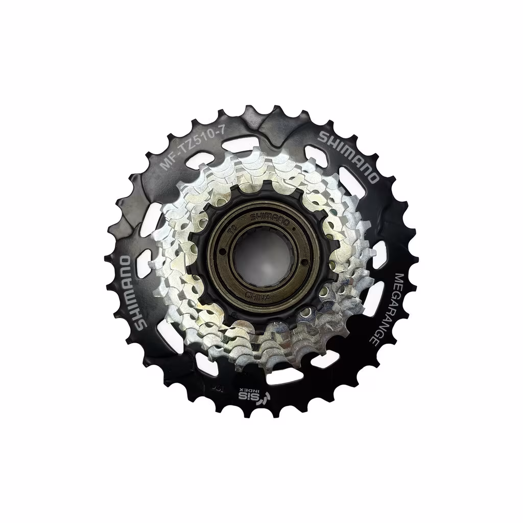 CATRACA / RODA LIVRE SHIMANO TOURNEY MF-TZ510 14/34D MEGARANGE 7V - P/ CUBO DE ROSCA