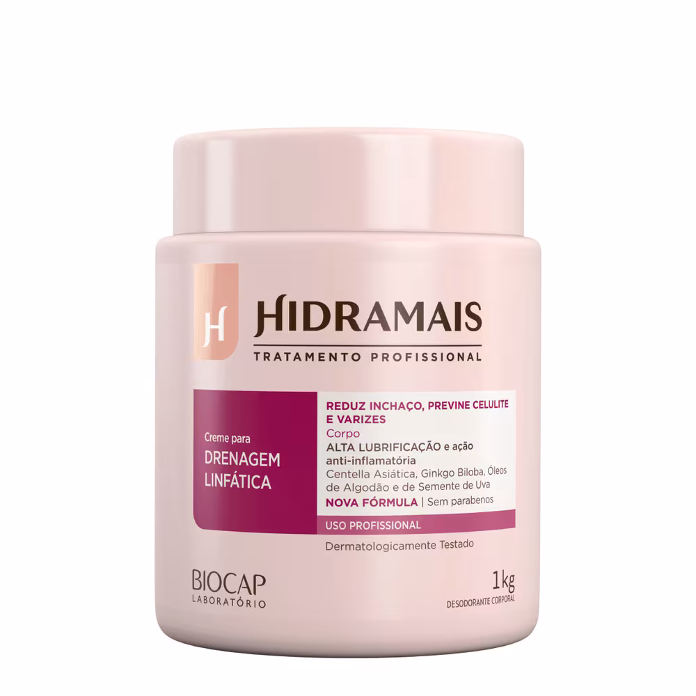 Creme Para Drenagem Linfática 1Kg