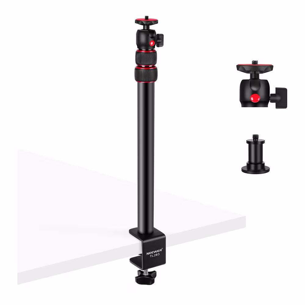 Neewer Suporte De Mesa Metálico 1/4" Com Cabeça Esférica