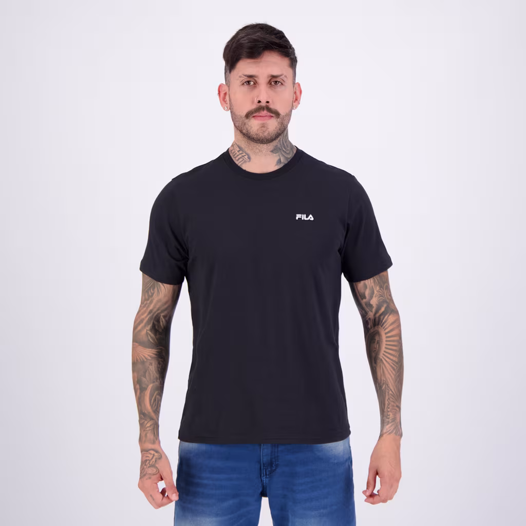 Camiseta Fila Regular Classic I Preta