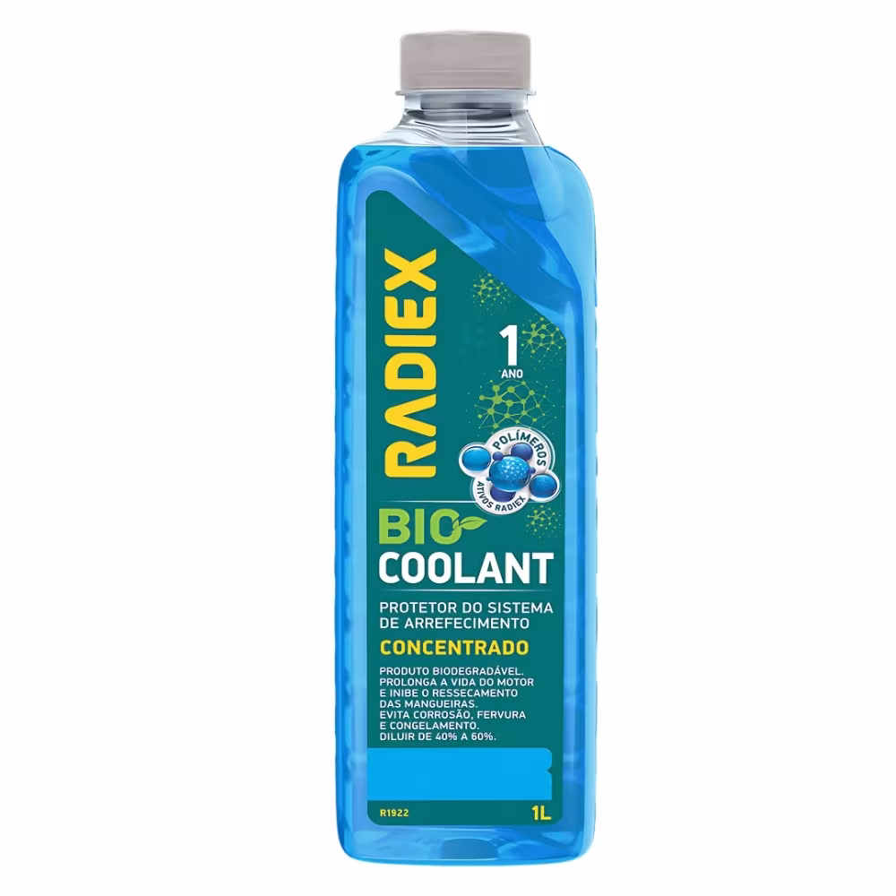 Aditivo Radiador 1l Bio Coolant Concentrado Azul