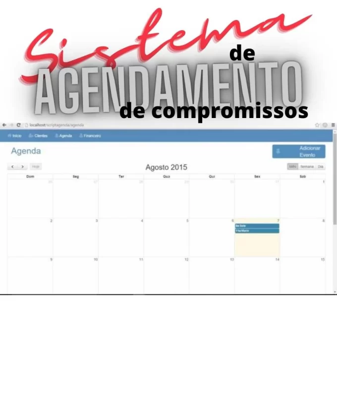 sistema de agendamento